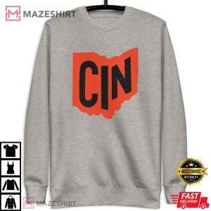 Cincinnati Ohio Football Best T Shirt 4