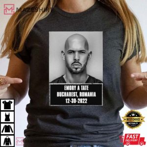 Andrew Tate Mugshot Free Top G Cobratate T Shirt 1