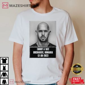 Andrew Tate Mugshot Free Top G Cobratate T Shirt 3