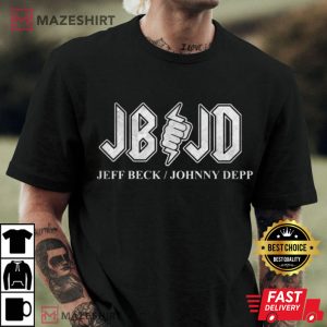 18 Album Jeff Beck Johnny Depp T Shirt 1