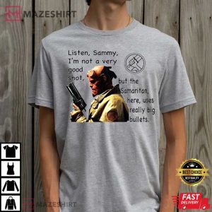 Hellboys Gun The Samaritan T Shirt 2