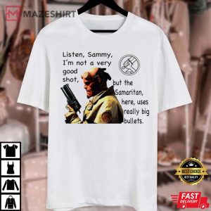 Hellboys Gun The Samaritan T Shirt 3