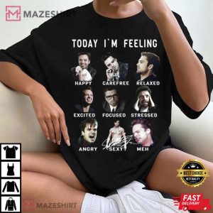 Sebastian Stan Funny Feelings Bucky Barnes Marvel T Shirt 2