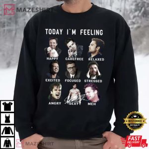 Sebastian Stan Funny Feelings Bucky Barnes Marvel T Shirt 3