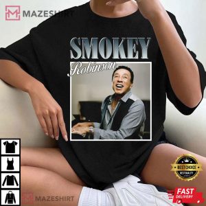 Homepage Smokey Robinson The King Of Motown T Shirt 2