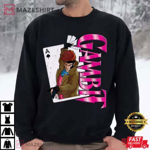 Gambi Card Retro Gambit Master Marvel Unisex Sweatshirt 3