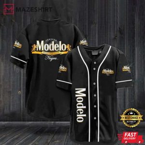 Black Modelo Negra Beer Gift For Beer Lover Baseball Jersey