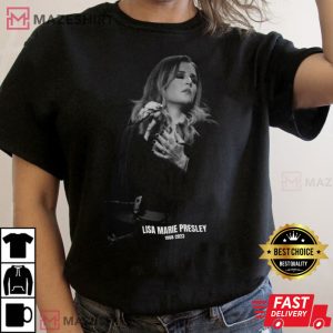 Lisa Marie Presley Vintage 90s Pray For Her T shirt 3