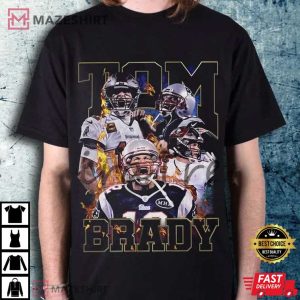 Tom Brady Vintage 90s Player For Tampa Bay Buccaneers T Shirt 2