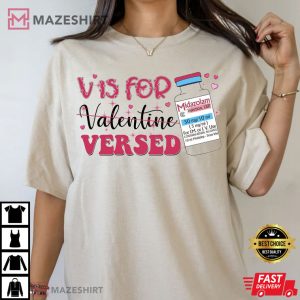 Midazolam Vis For Valentine Versed Funny Gift For Nurse Pharmacist T Sh 1