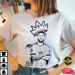 Messi Argentina World Cup Championship King Of Legend T Shirt 3