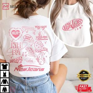 NewJeans Full Track List Album Gift For Fans T Shirt 1