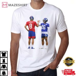 Daniel Jones And Saquon Barkley Make The New York Giants Look Good T Shirt 3