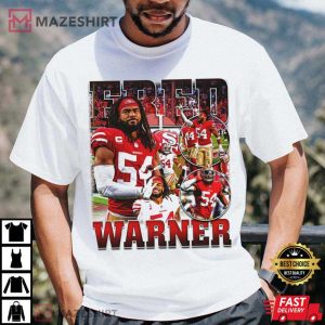 Fred Warner Vintage 90s Of San Fransisco Football Team Unisex T Shirt 4