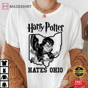 Official Harry Potter Hates Ohio T Shirt 1