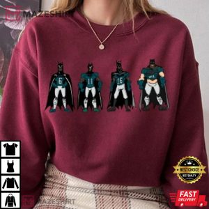 Philadelphia Eagles Batman Funny Football Team T Shirt 2