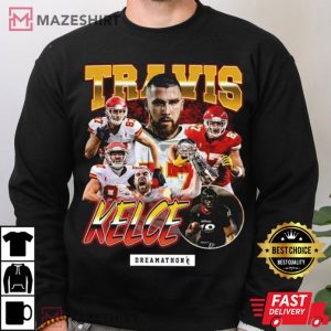 Travis Kelce Vintage 90s Of Kansas City Chiefs Gift For Fans T Shirt 3