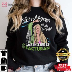Shakira Song Women No Longer Cry Las Mujeres Ya No Lloran T Shirt 2