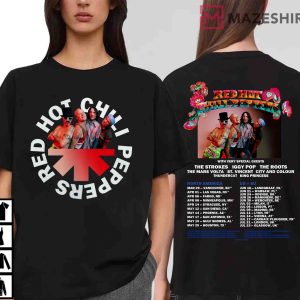 Red Hot Chili Peppers 2023 Rock Tour T Shirt