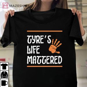 Tyres Life Mattered Justice For Black Lives T Shirt 3