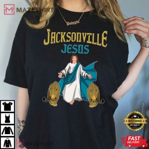 Jacksonville Jesus Trevor Lawrence And His Jaguars Funny Gift For Fans T 1