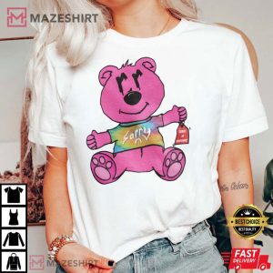 Joe Burrow Wears Sorry In Advance Pink Bear T Shirt 2