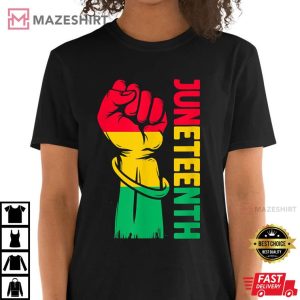 Juneteenth Happy Black Independence Day 1865 T Shirt 2
