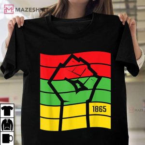 Juneteenth 1865 Black Freedom Pride T Shirt 1
