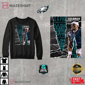 Go Birds Philadelphia Eagles At 2023 NFC Champions T Shirt 4
