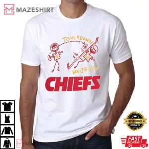 Mahomes And Kelce Of Kansas Chiefs Touch Down Kan Zuh City T shirt 3