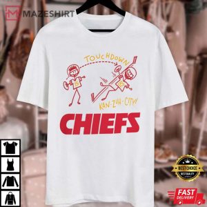 Mahomes And Kelce Of Kansas Chiefs Touch Down Kan Zuh City T shirt 4