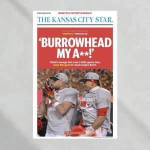 Kansas City Chiefs “Burrowhead” AFC Championship Game Poster