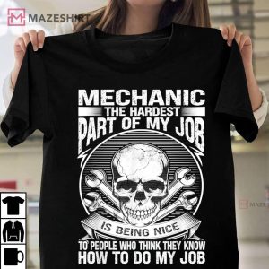 Mechanical Car Guy Auto Mechanic T Shirt 1