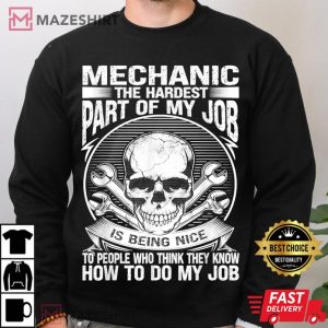 Mechanical Car Guy Auto Mechanic T Shirt 4