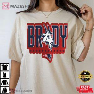 Goat Tom Brady 12 Gift For Fans T Shirt 2