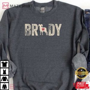 Goat Tom Brady 12 Of Tampa Bay Buccaneers T Shirt 4