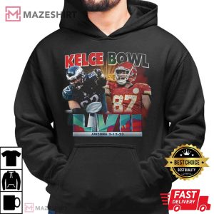 Super Bowl LVII 2023 Kelce Brothers Football T Shirt 3