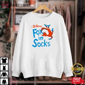 Fox In Socks Dr Seuss Book Cover T Shirt 1