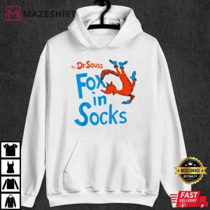 Fox In Socks Dr Seuss Book Cover T Shirt 2