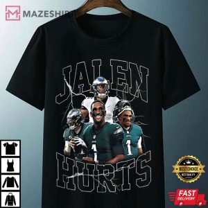Jalen Hurts Philadelphia Eagles Football Team T Shirt 4