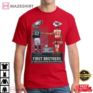 Jason Kelce x Travis Kecle Kansas Chief City T Shirt 2