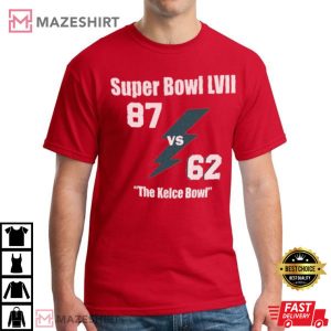 Kelce VS Kelce Bowl Vintage American Football T Shirt 2