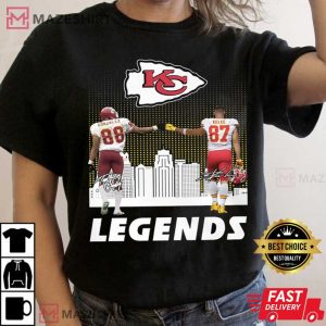 Retro Kansas City Chiefs Football Legend T Shirt 3