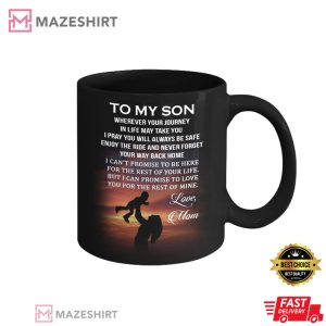 To My Son Love From Mom Birthday Gift For Son Mug