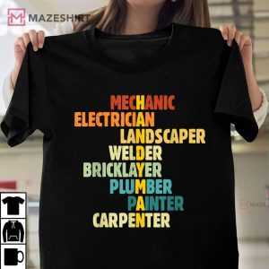 Funny Handyman Mechanic Electrician Plumber Carpenter T Shirt 1
