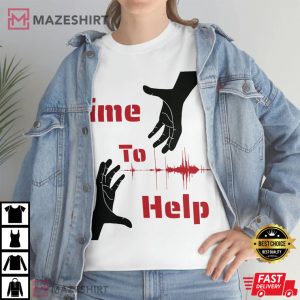 Turkey Earthquake Pray For Turkey Rescue Organization T Shirt 1