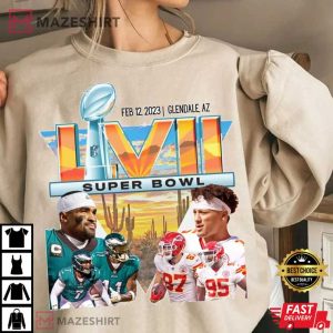 Super Bowl 2023 Philadelphia VS Kansas City T Shirt 2