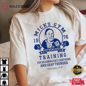Mickss Gym Boxer Boxing Gloves Rocky T Shirt 3