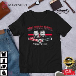 Jason And Travis Kelce The Kelce Super Bowl 57 T Shirt 3