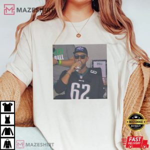 Funny Travis Kelce Drink Beer Philadelphia Eagles T Shirt 4